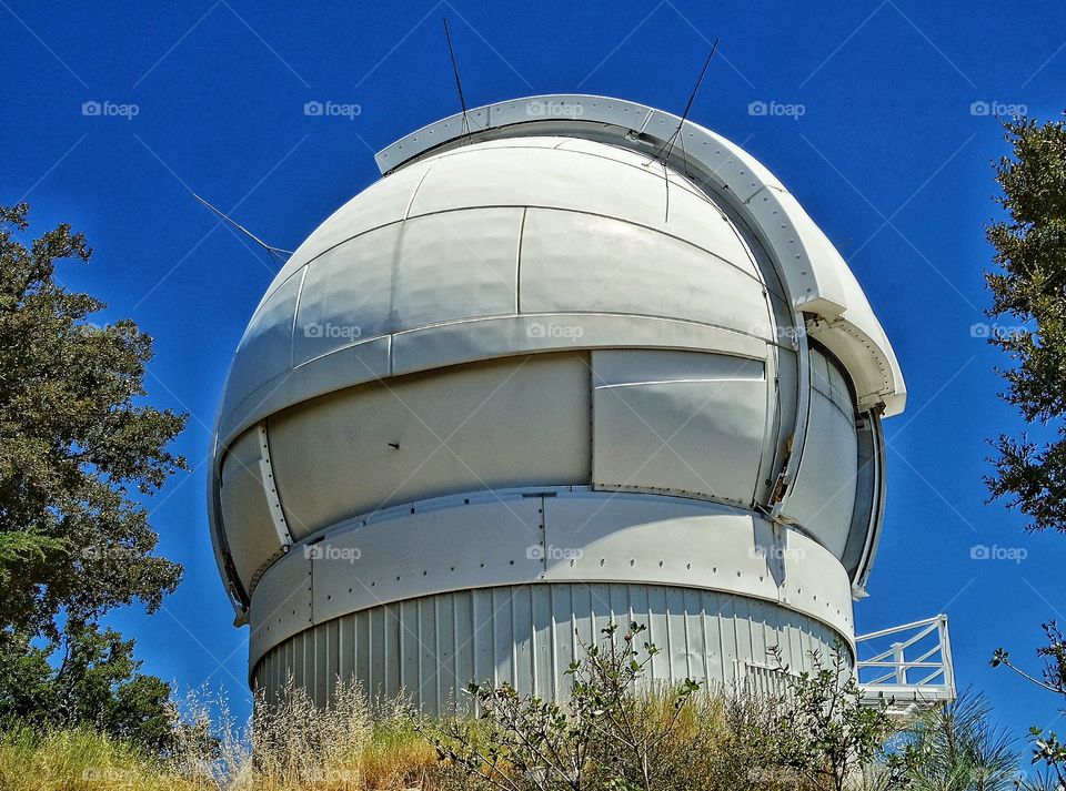 Astronomical Observatory. Observatory On A Mountaintop
