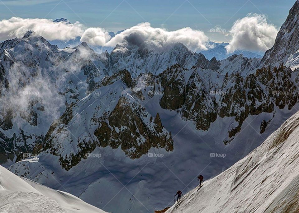 Cloudy Snow Mountain