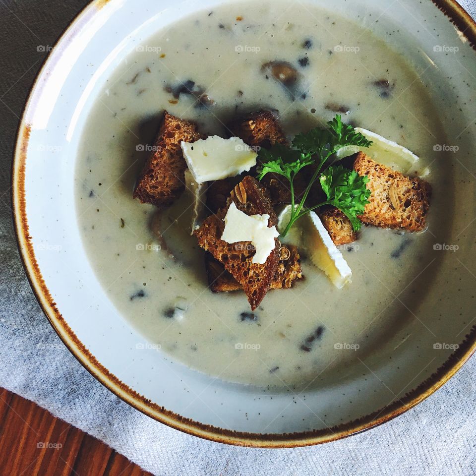 Mushroom soup