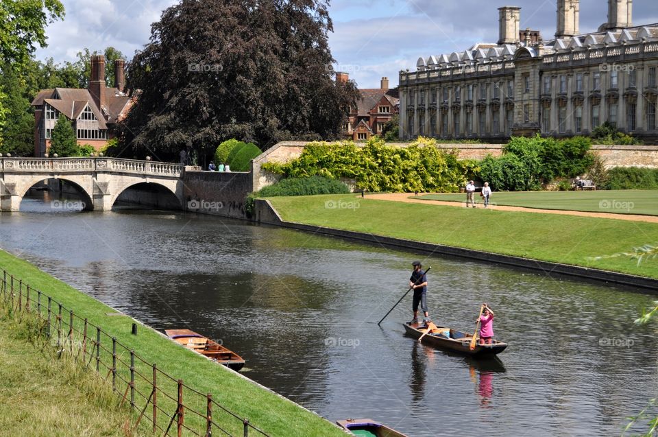 punting in Cambridge