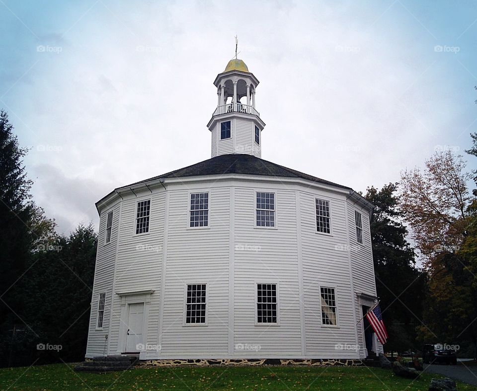 Round Church. The devil can't hide in this church since there are no corners...
