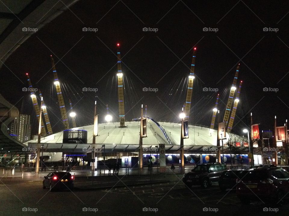 Millennium dome O2 stadium London UK