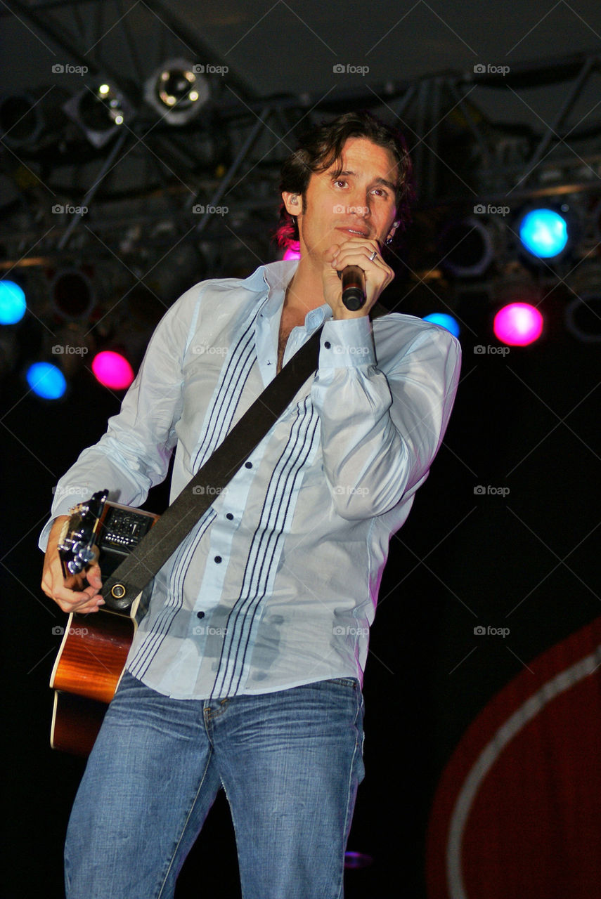 lights people woman face by somebeach