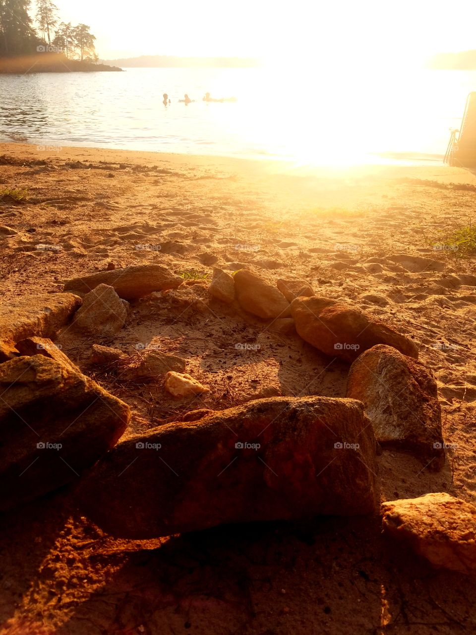 words around a campfire