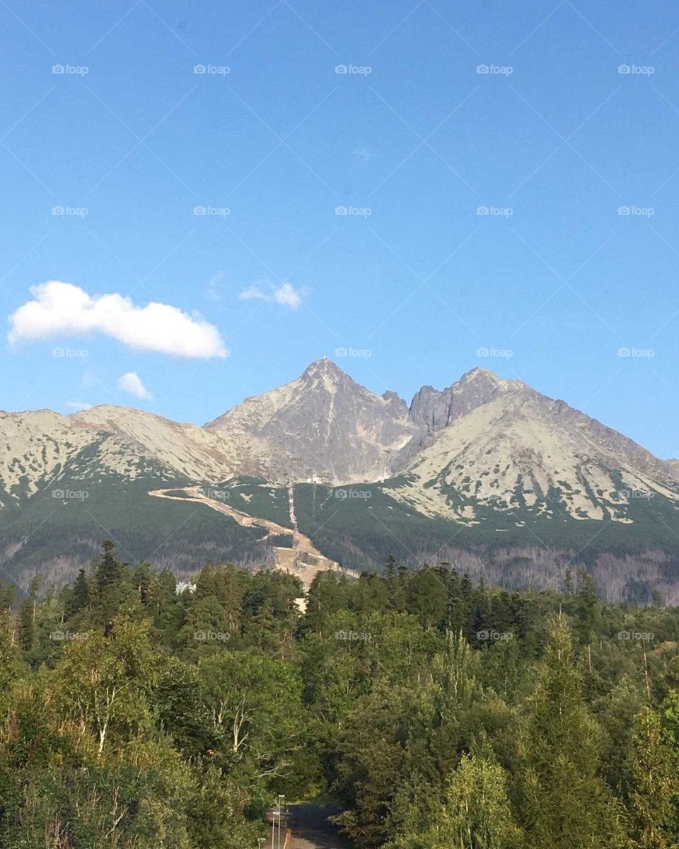 Views from Tatra mountains in Slovakia