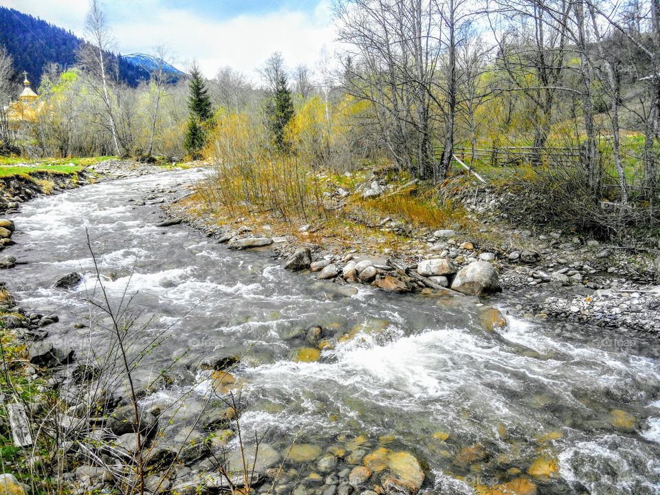 mountain river