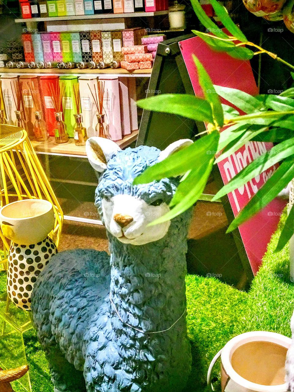 blue llama !
