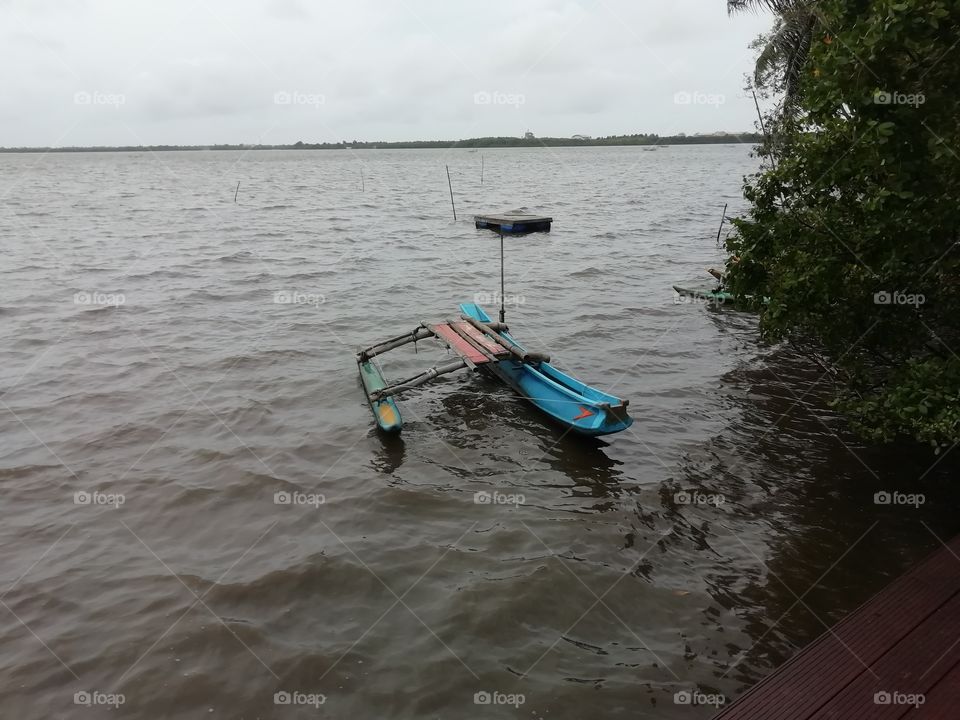 Traditional fishing canoe