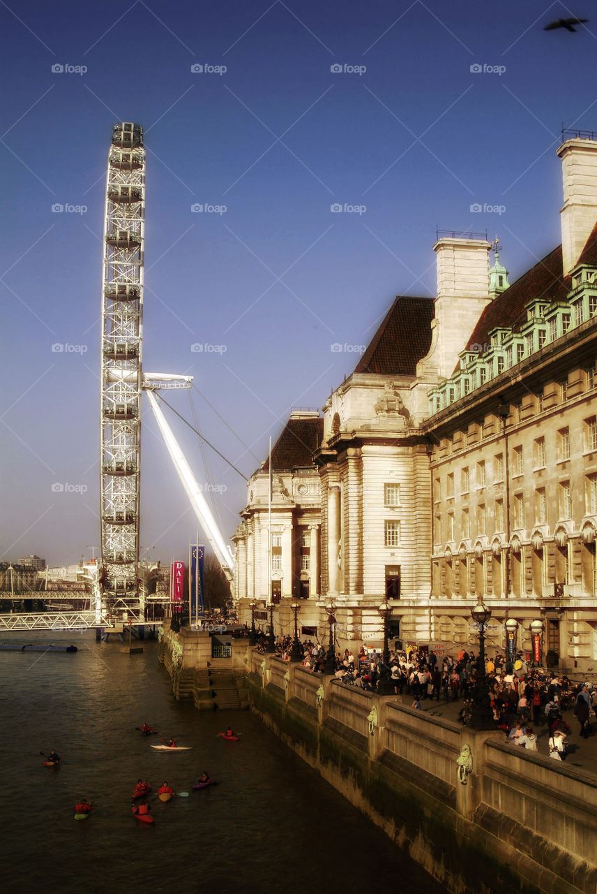 London. London eye