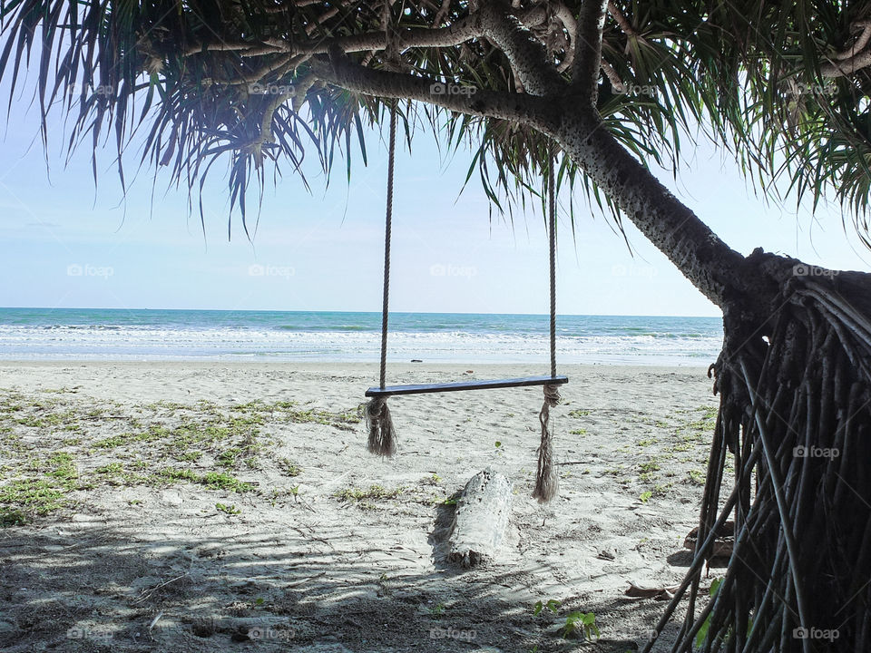 The beach at chanthaburi thailand. 💚💙❤️