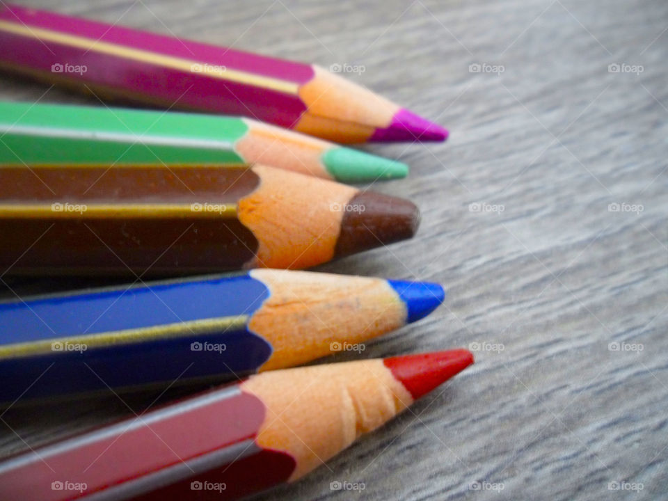 Sharp colored pencils