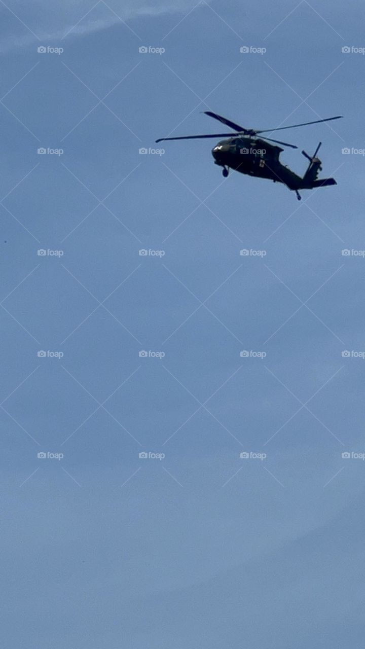 Black hawk helicopter 