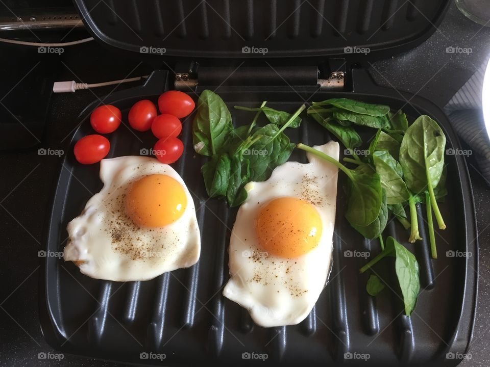 Breakfast on the grill 