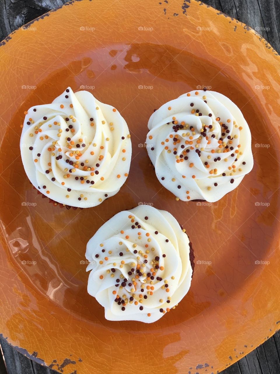 Red Velvet Cupcake with Buttercream Icing 