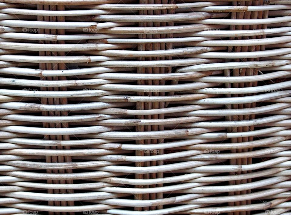 Weave of wicker work pattern