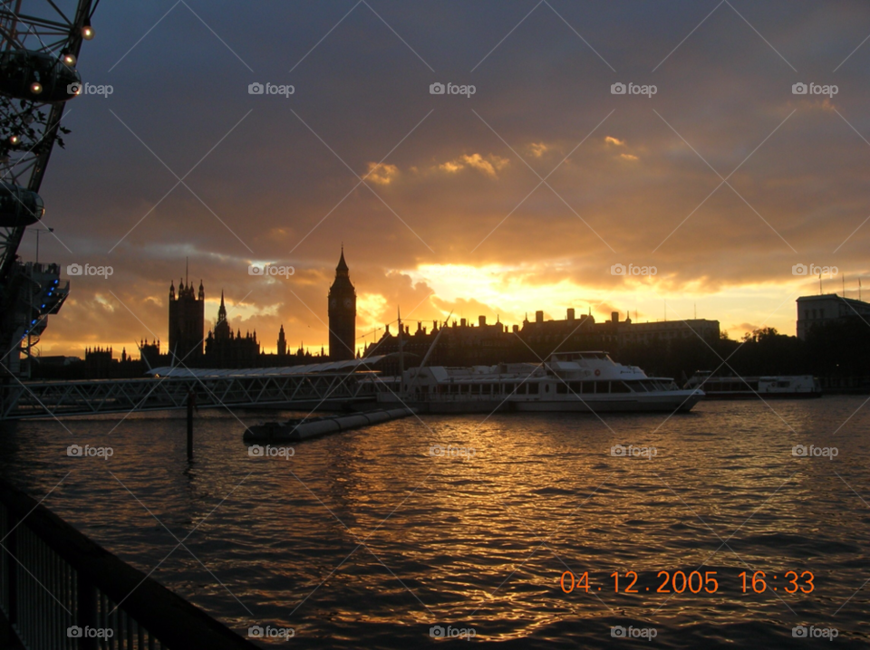 sunset london england river by ashepperdson