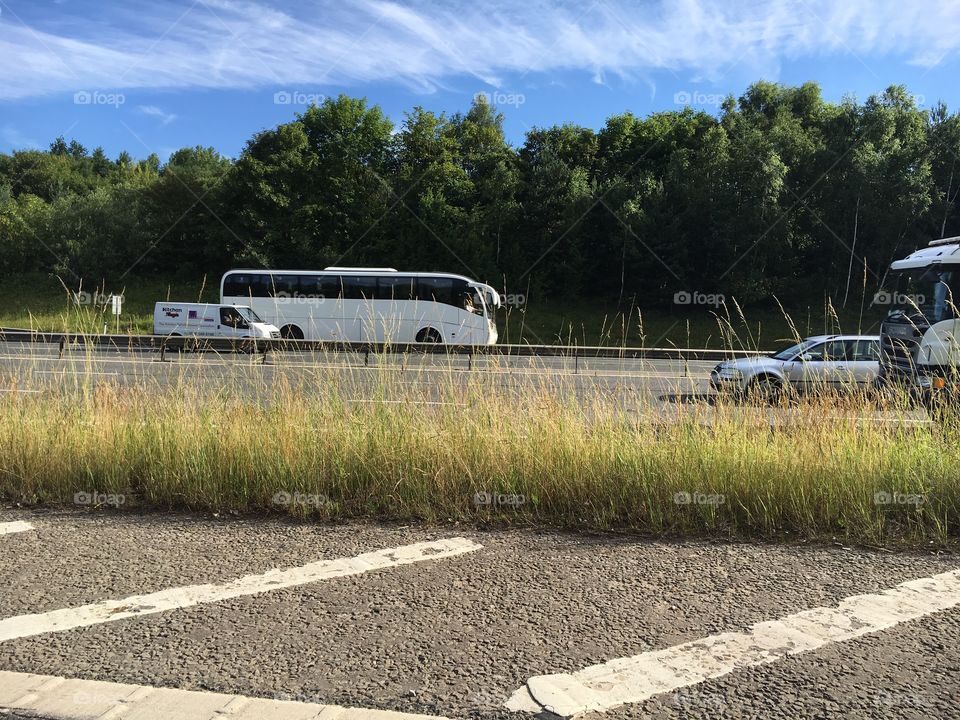 Motorway chaos