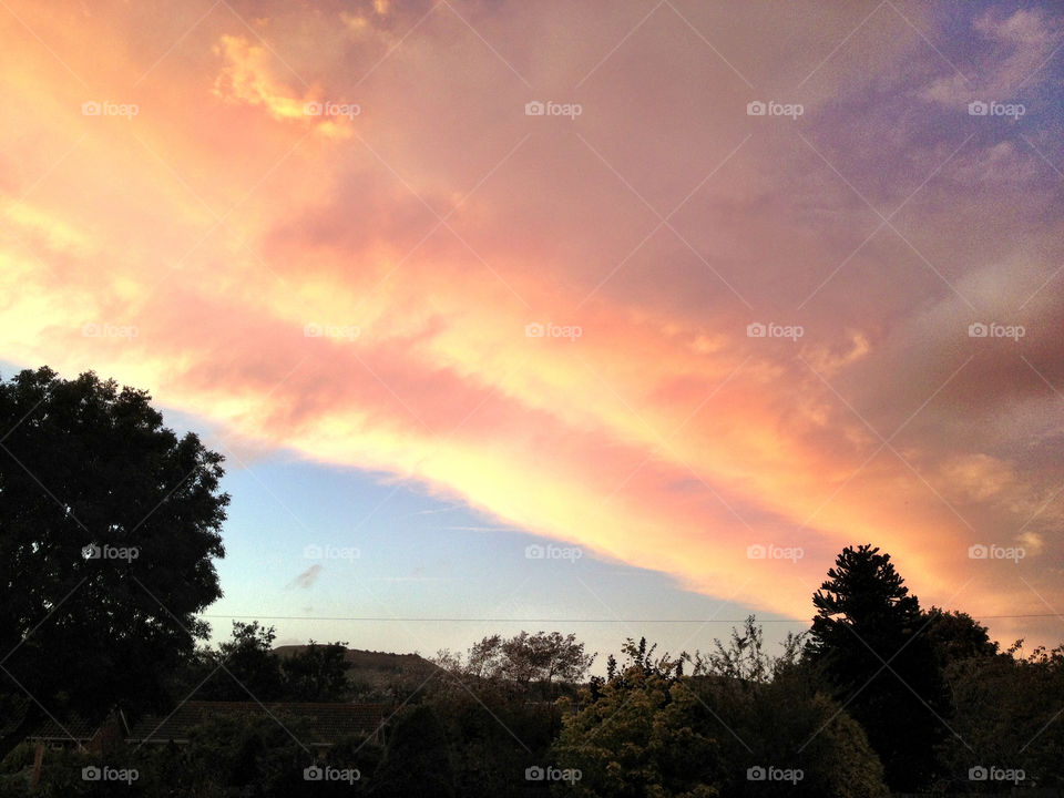 sky summer sunset clouds by dannytwotaps