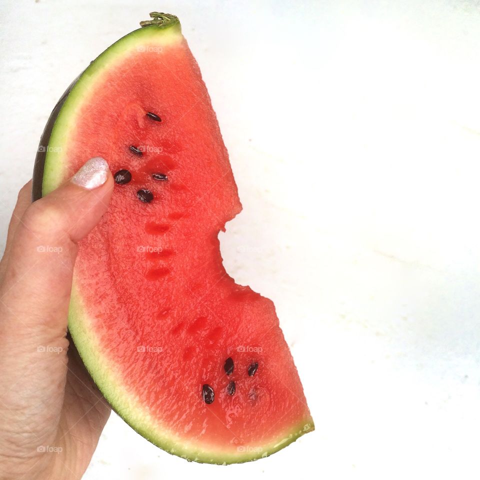 Water melon. Slice of water melon