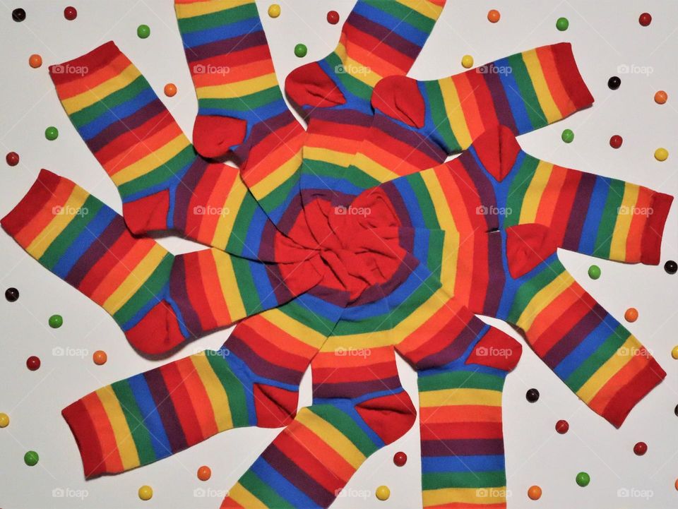 HOTSOX pride rainbow