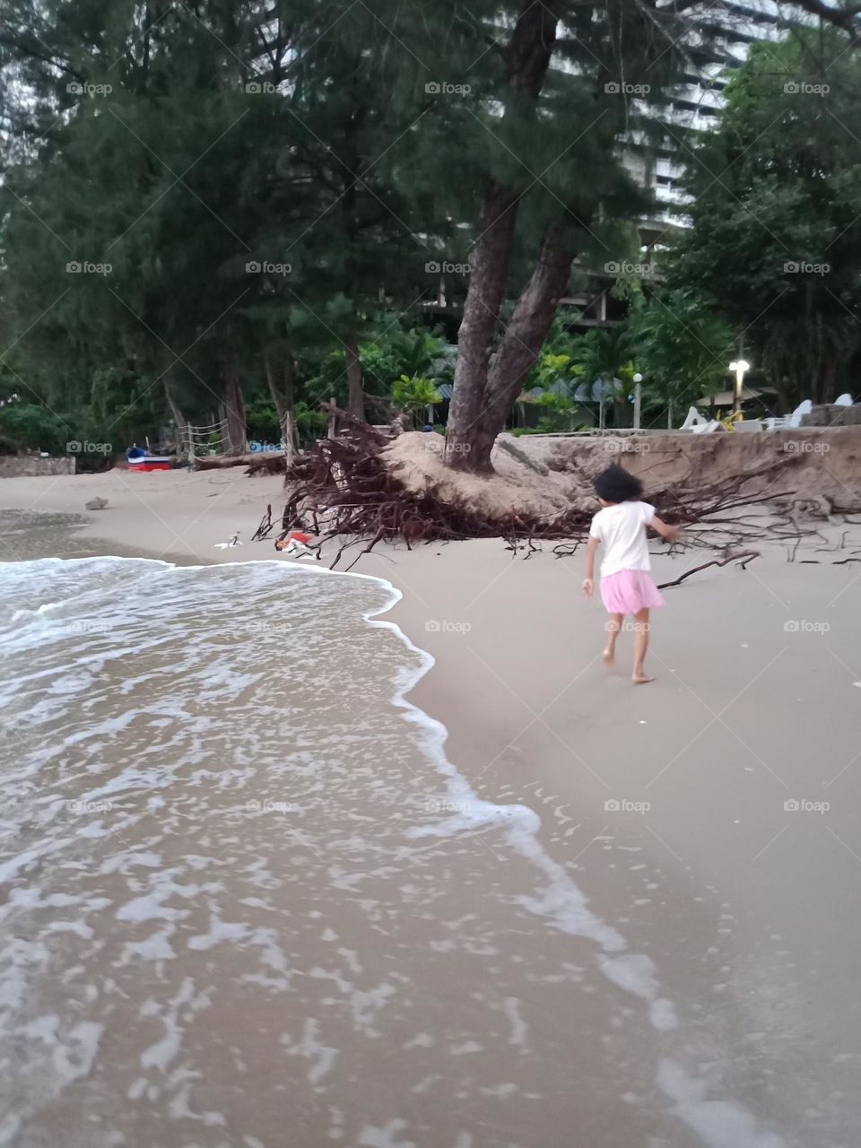 Beach play