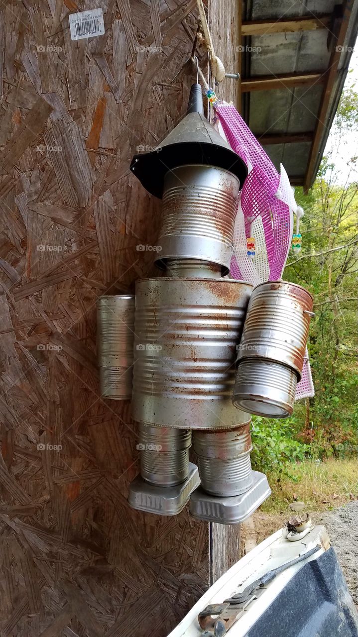 Homemade Tin Man