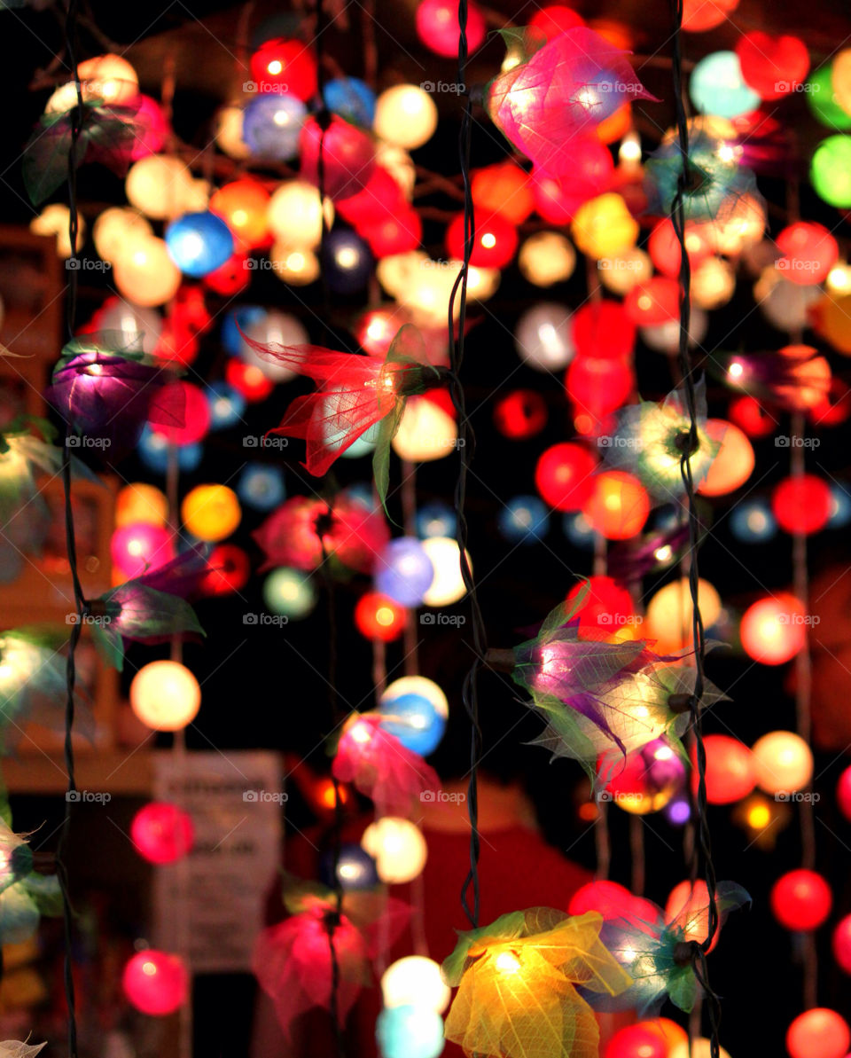 christmas lights colours celebration by cataana