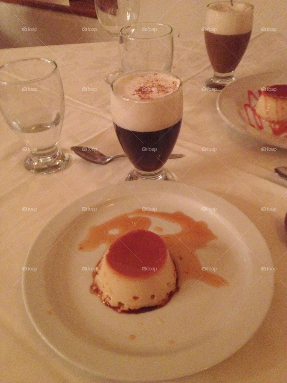 Creme brulé, Spanish coffee 