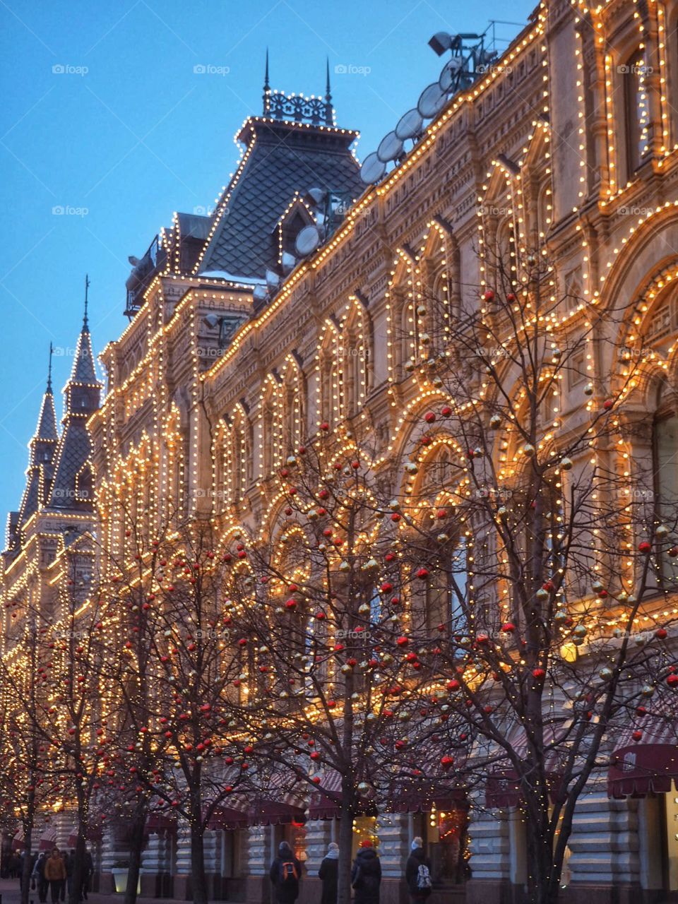 Moscow in lights