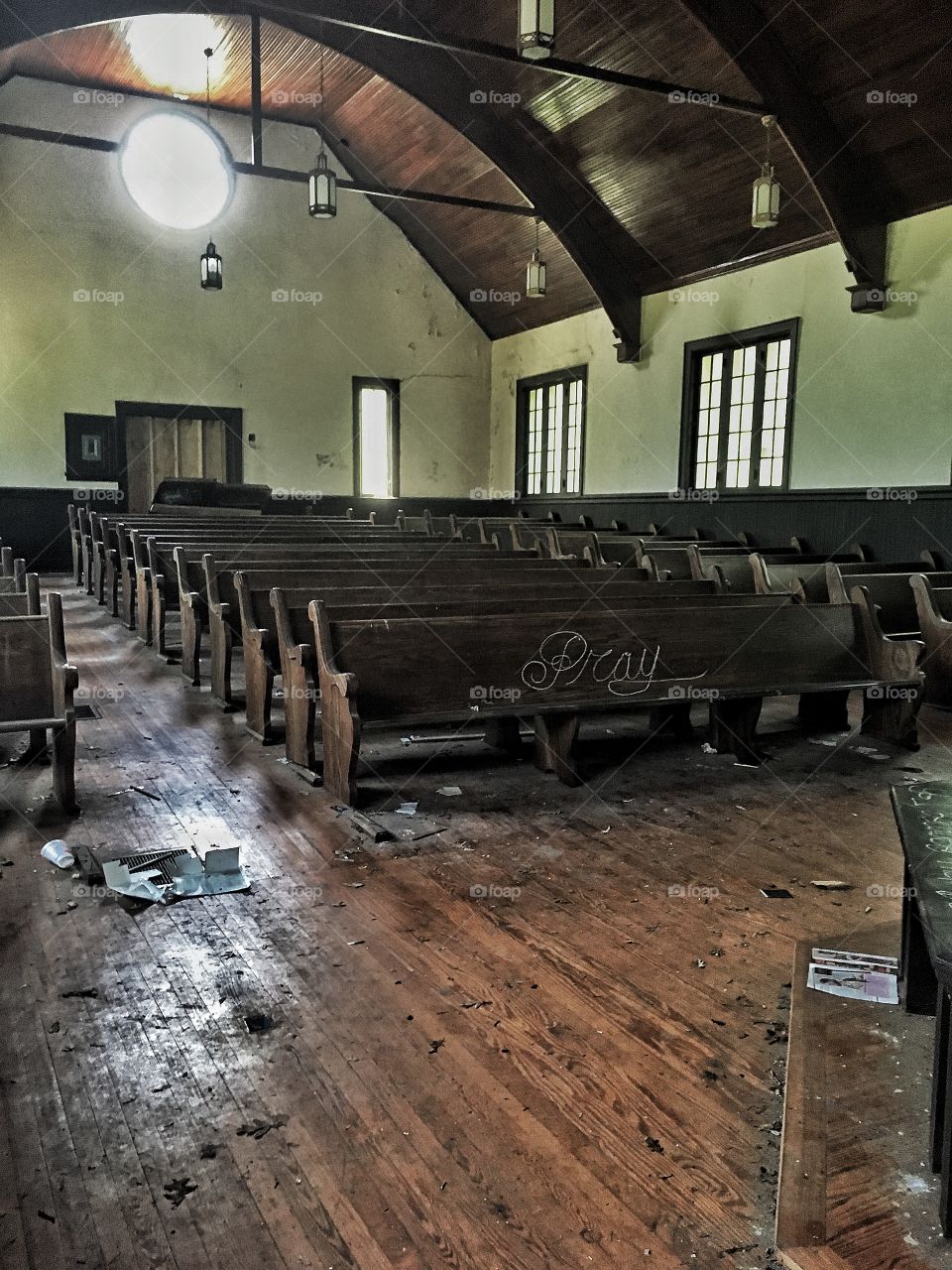 Abandoned church near Charlotte 