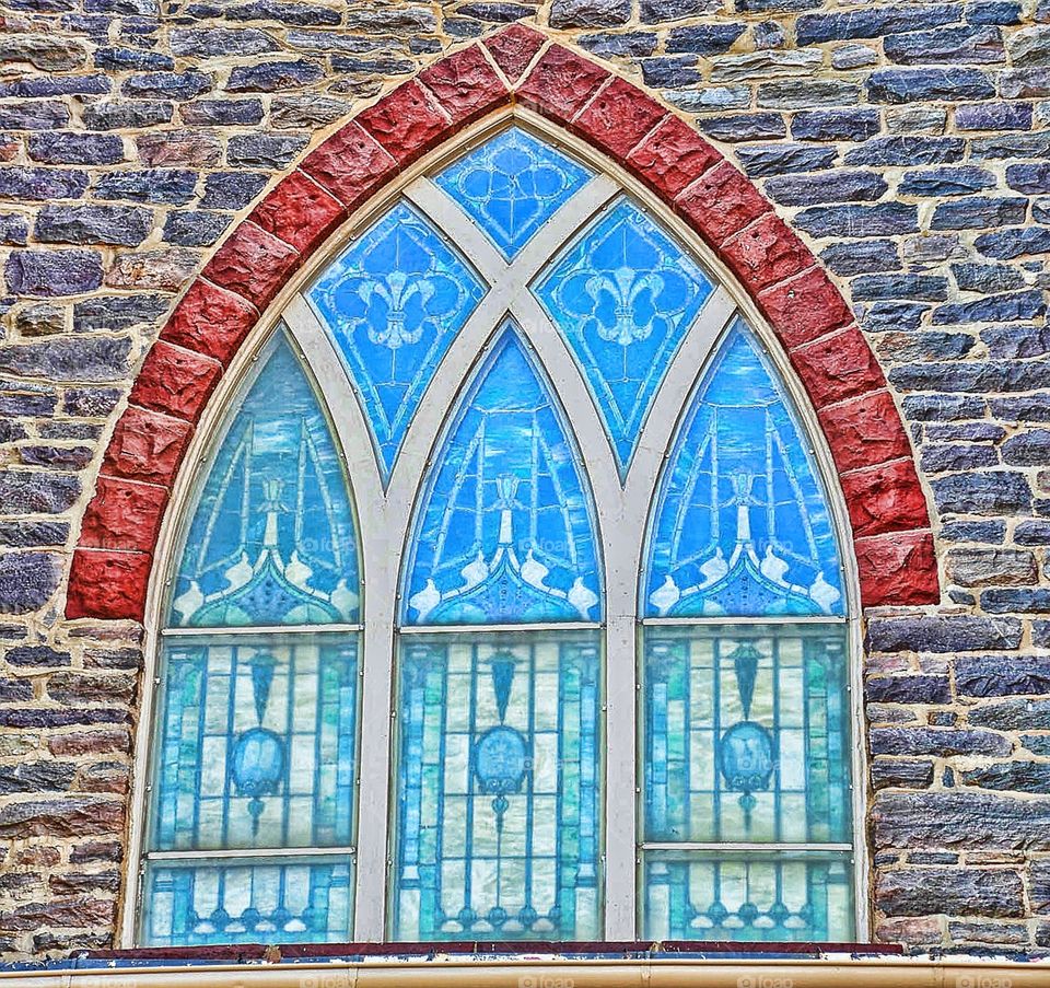 Church window. stained glass