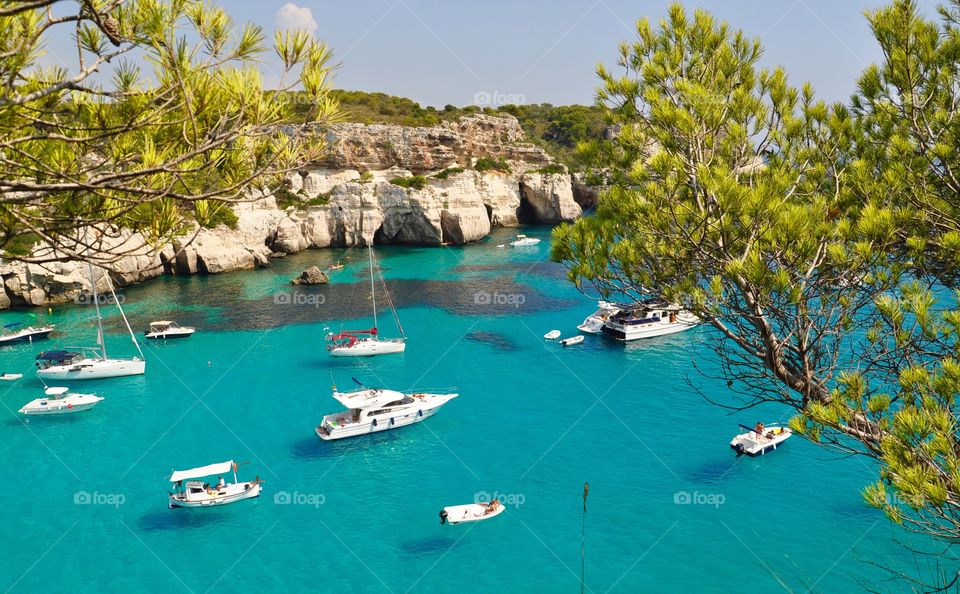 Menorca island view