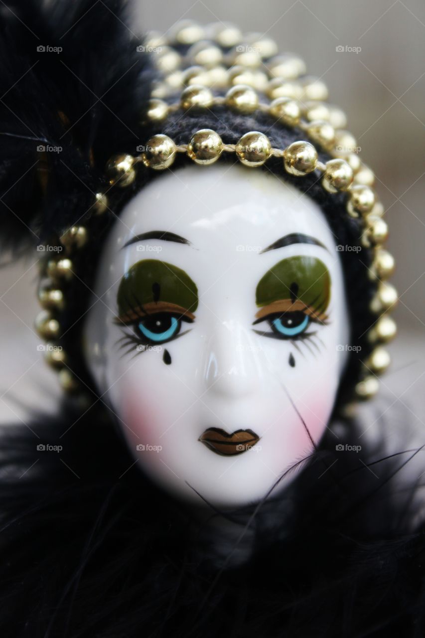 Porcelain doll portrait