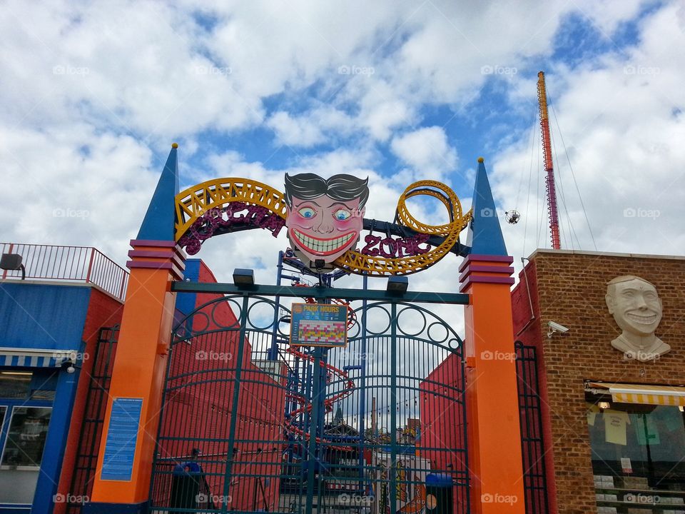 Coney island. lazy afternoon