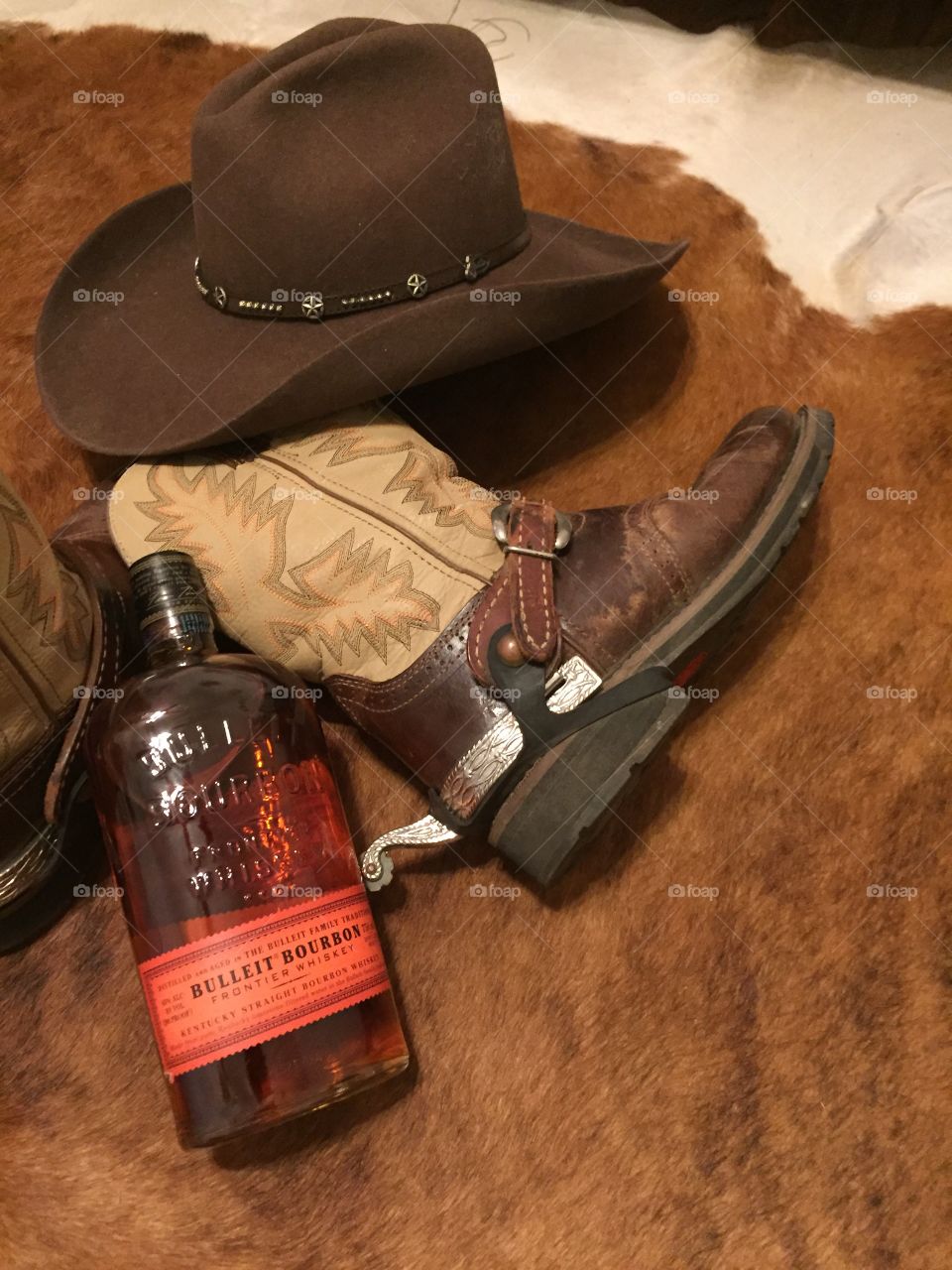 Bourbon boots and Spurs