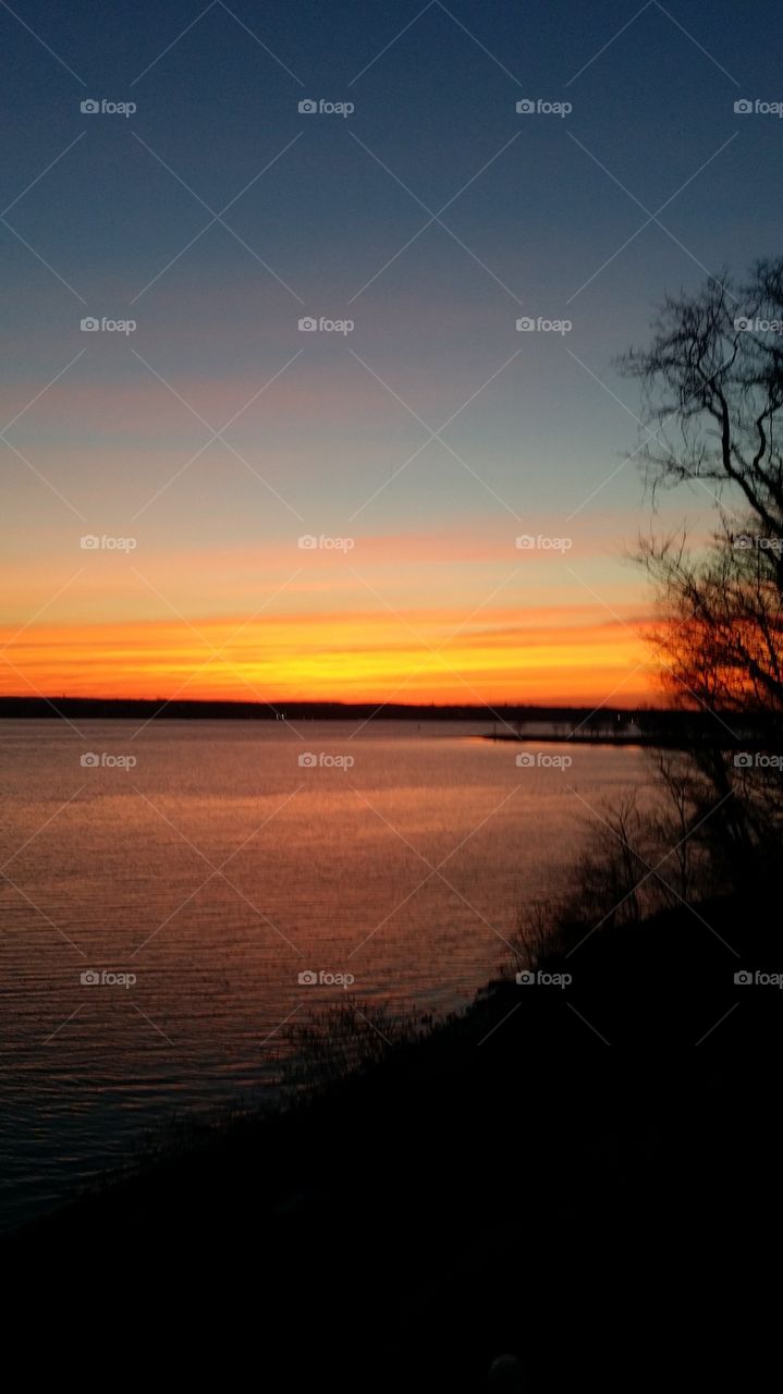 Eastern Sun set in Rhode Island