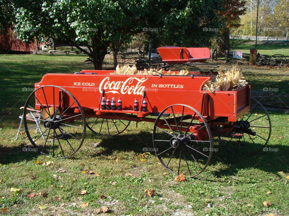 Coca Cola wagon
