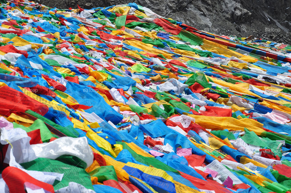 Colorful flags 