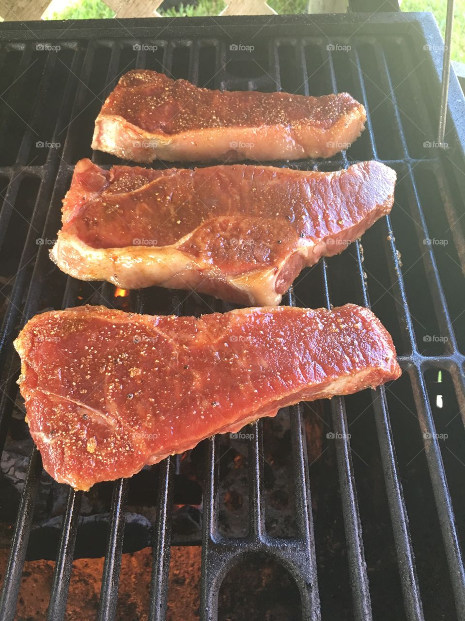 Grilling Steaks 