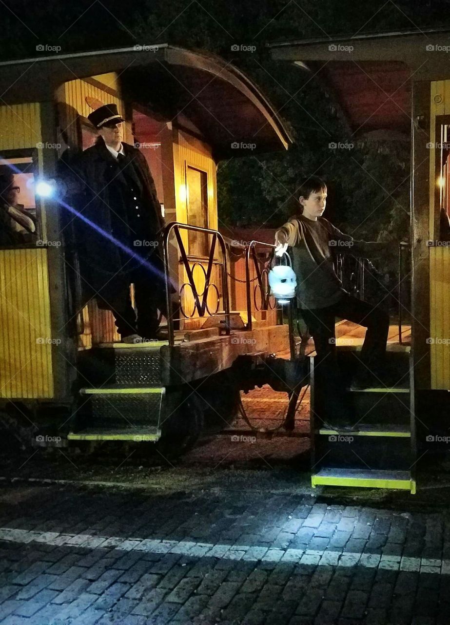 Halloween ghost train