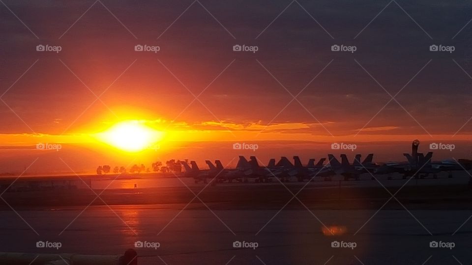 Sunrise over Jets 2