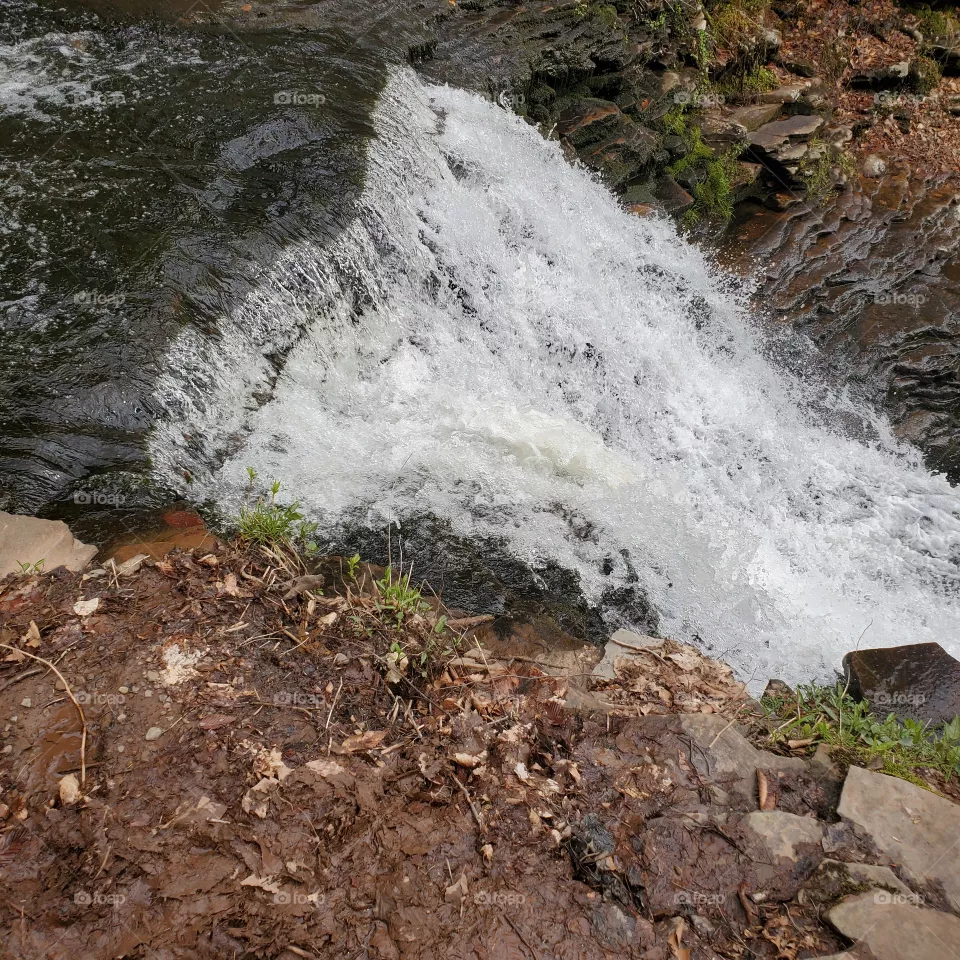 hiking at Ricketts glen