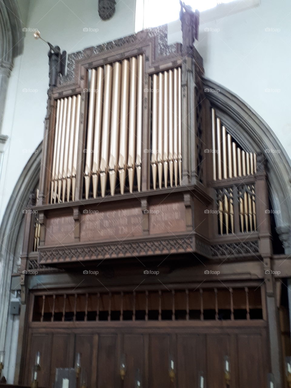 Church Organ Pipes