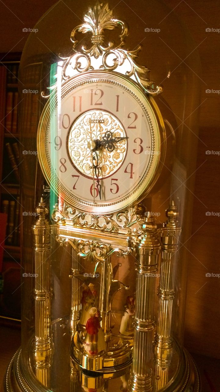 Classic clock roman style