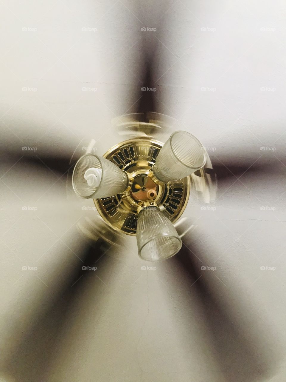 Ceiling fan doing its job 