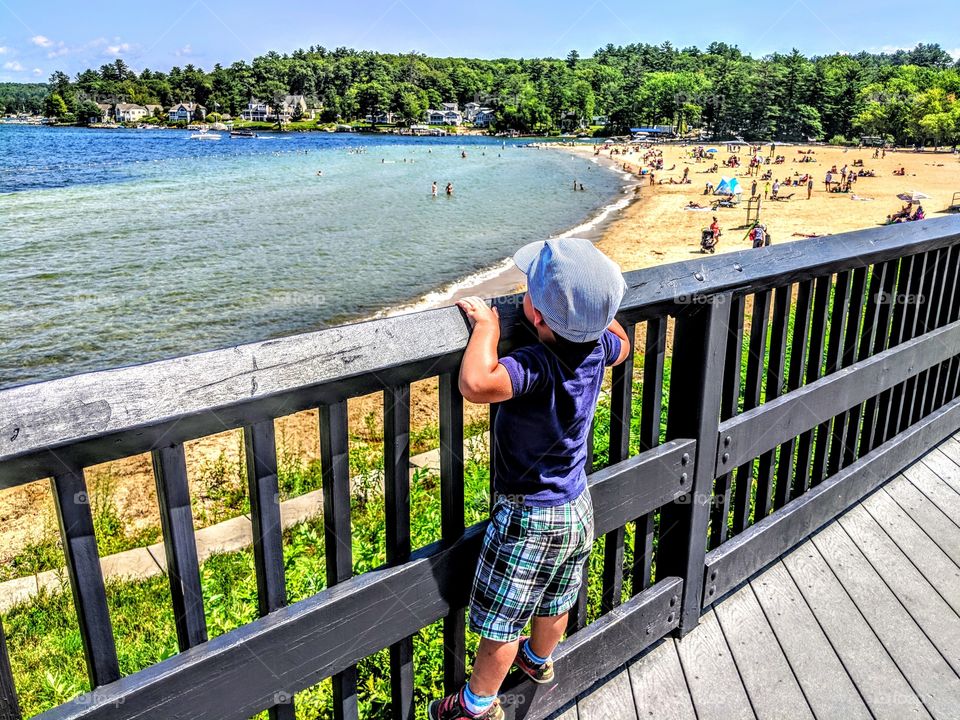 boy wants to go to beach