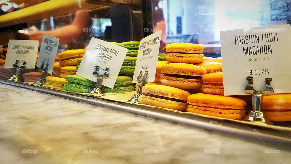macaron at the shop