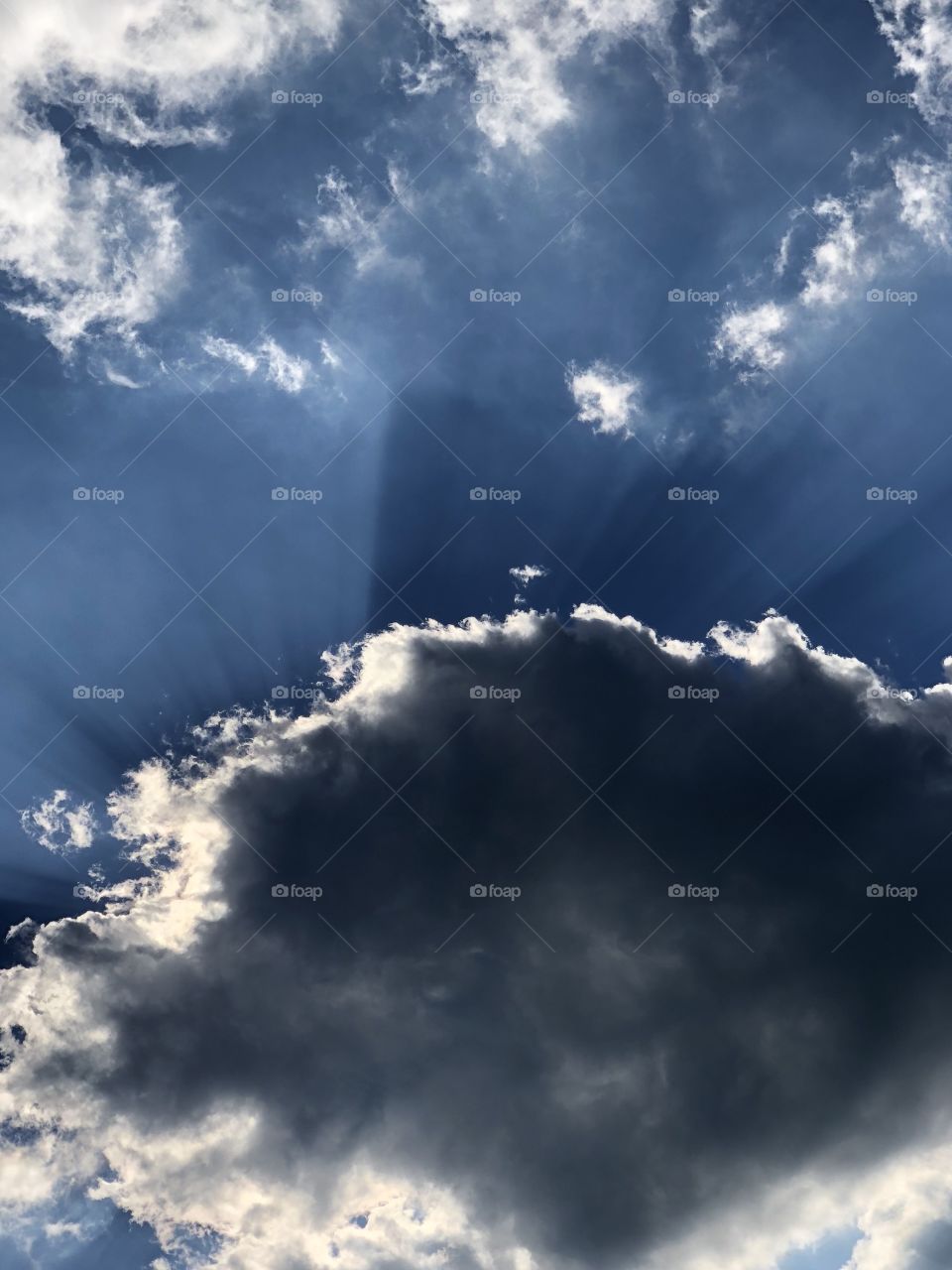 Beams on a cloud