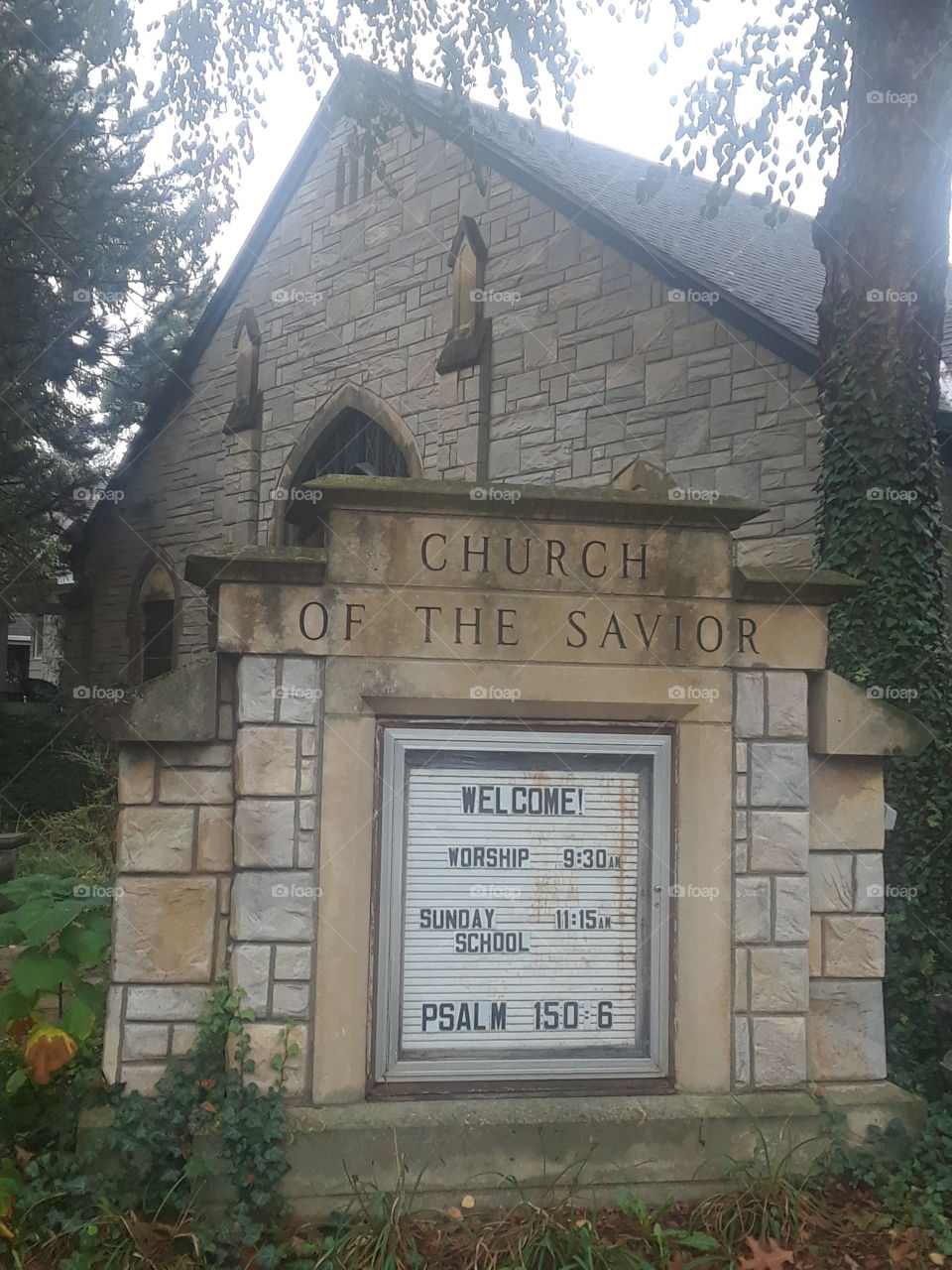 Old Church Sign