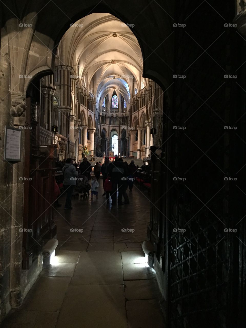 A beautiful cathedral from inside